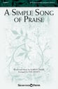 A Simple Song of Praise SATB/Unison choral sheet music cover